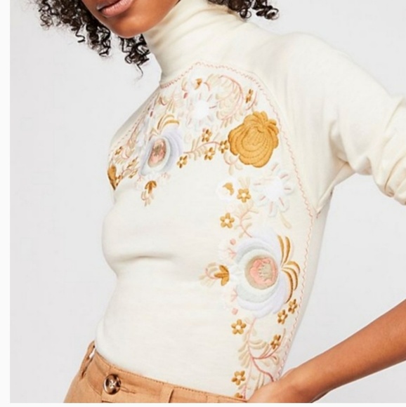 Free People Tops - Free People Disco Rose Top